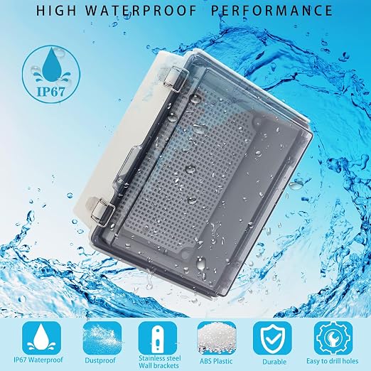 Outdoor Waterproof Electrical Box Junction Box Weatherproof IP67 ABS Plastic - Image 2