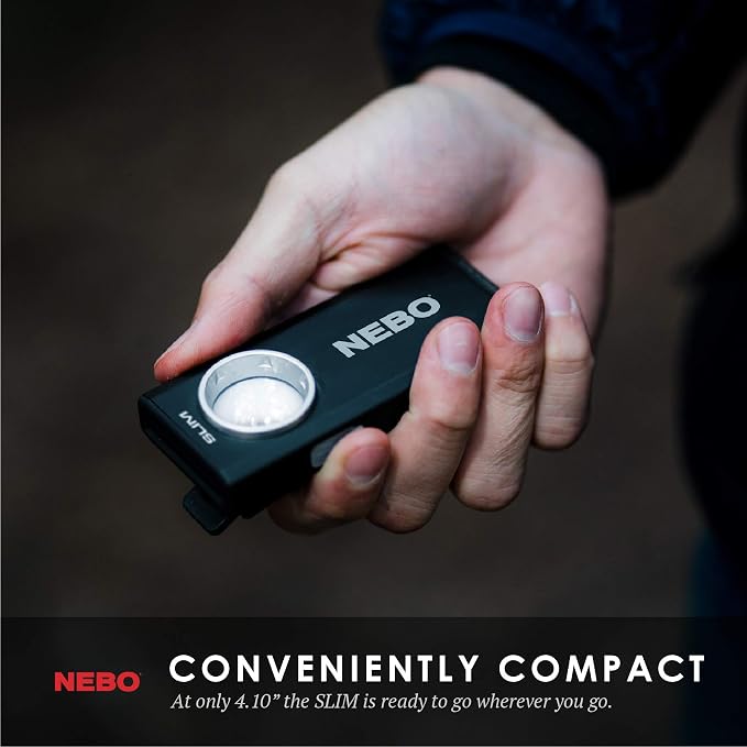 NEBO SLIM Pocket Flashlight | 500 Lumens, Rechargeable Mini EDC Work Light - Image 7
