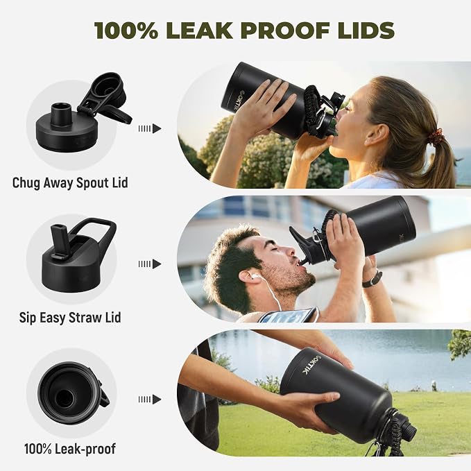 COKTIK 64oz Insulated Water Bottle - Image 6