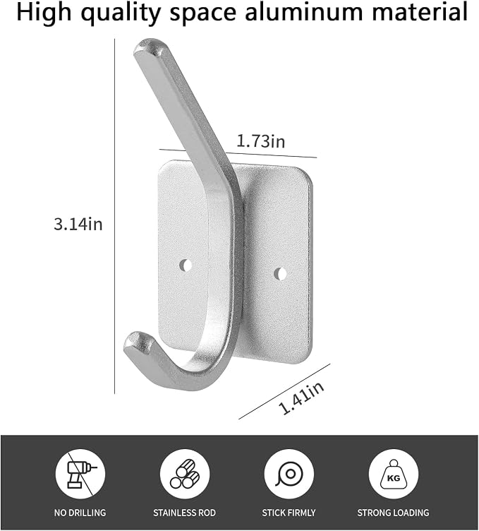 Paoli Heavy Duty Self Adhesive Hooks - Image 2