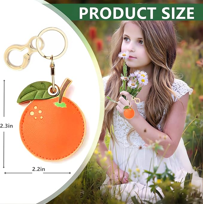 Leather Keychain Holder Case Compatible - Image 2