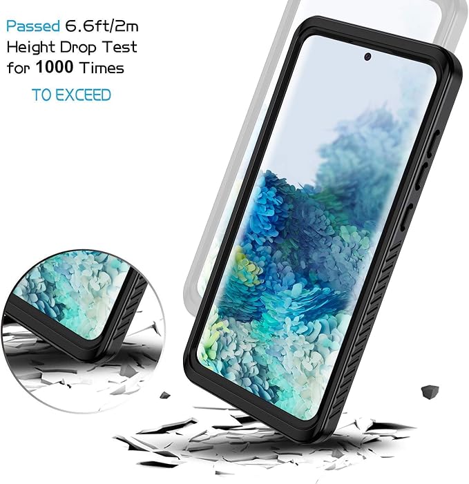 Lanhiem for Samsung Galaxy S20 Case, IP68 Waterproof Dustproof Case - Image 5