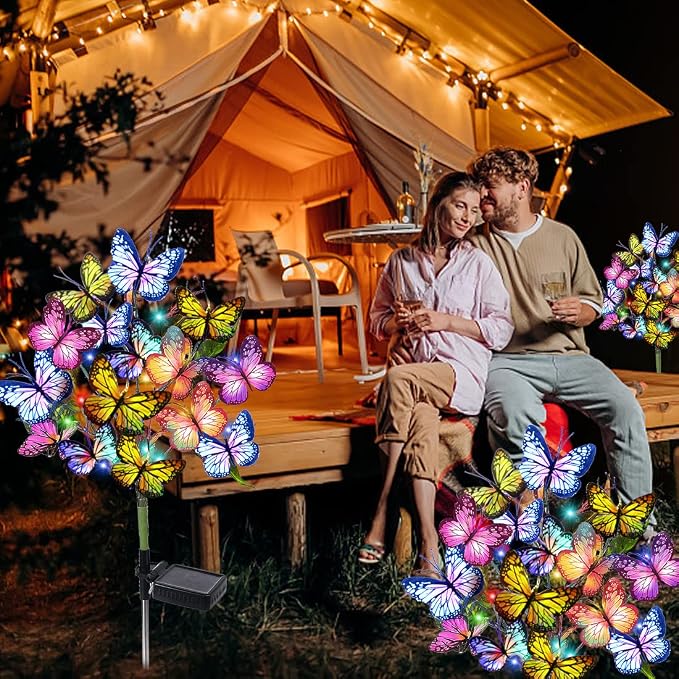 Adecorty Solar Garden Lights Outdoor Waterproof Decorative Solar Lights Outdoor - Image 8