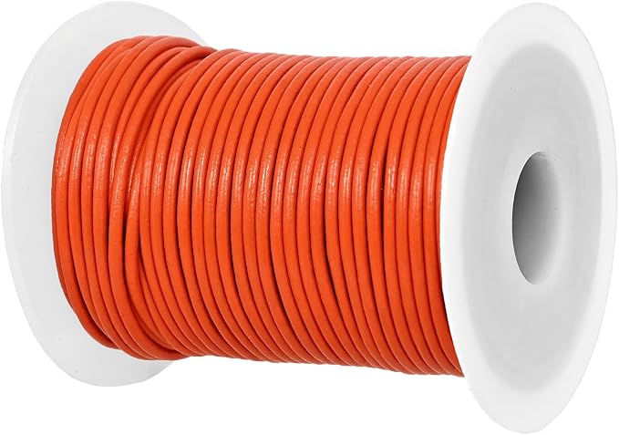 GENIQUE Real/Genuine Round Leather String Cord by GENIQUE