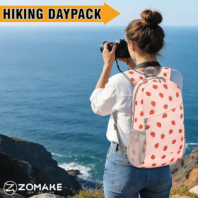 ZOMAKE Lightweight Packable Backpack, Foldable Backpacks Small Daypack - Image 2