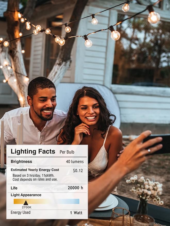 DAMAING Outdoor String Lights 400FT Patio Lights - Image 8