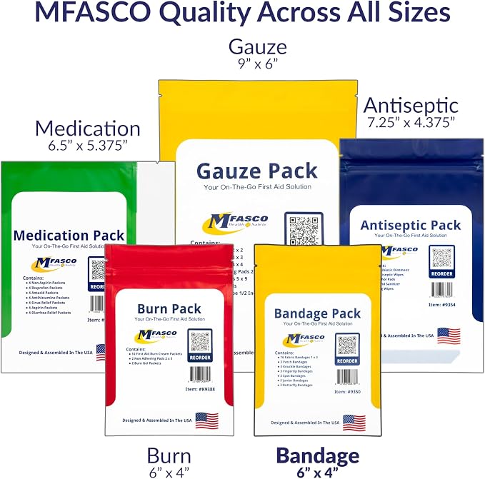 MFASCO First Aid Kit Bandage Refill Pack - Image 8