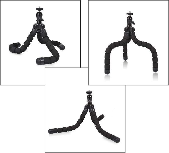 Phone Mini Tripod, Ruittos Premium Flexible Mobile Phone Tripod Stand Compatible - Image 6
