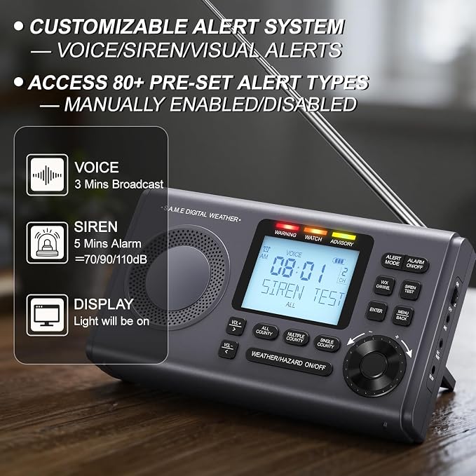 RunningSnail NOAA Weather Alert Radio - Image 4