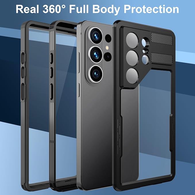 Hllhunkhe for Samsung Galaxy S26 Ultra Case, Rugged Full Body Underwater - Image 2
