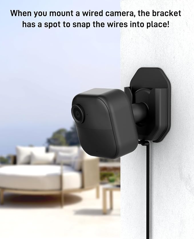 Blink Camera No Drill No Screws Wall Mount Bracket Compatible - Image 5