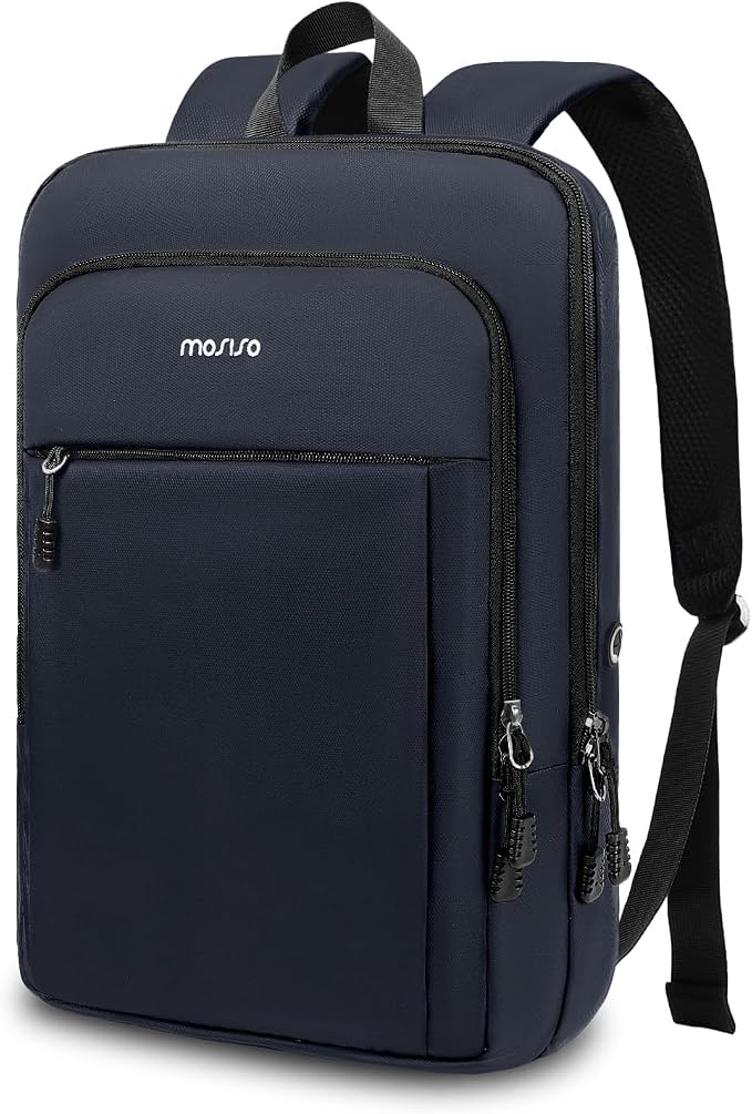 MOSISO Laptop Backpack for Men, Slim Lightweight Compact Computer Backpack for by MOSISO
