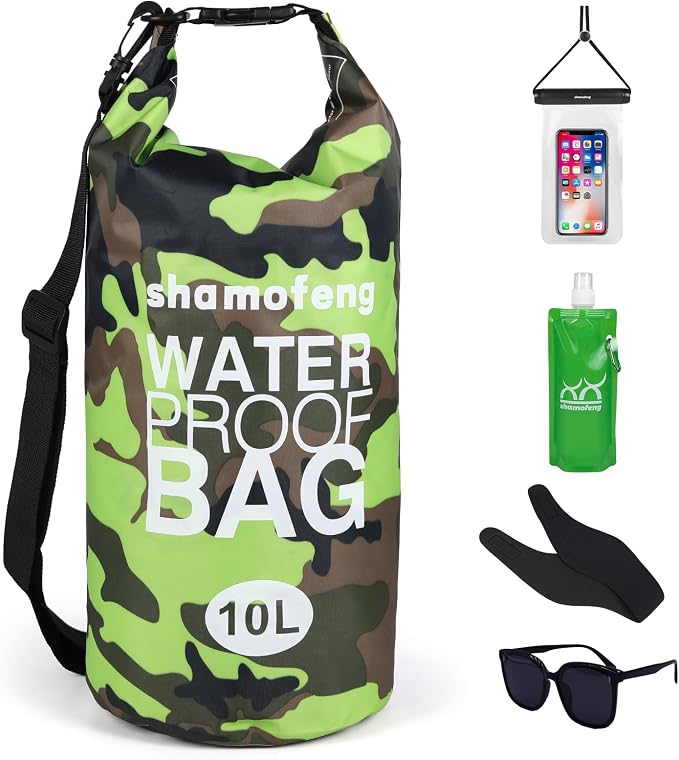 Waterproof Dry Bag 5L/10L/15L/20L/30L Roll Top Dry Storage Backpack by shamofeng