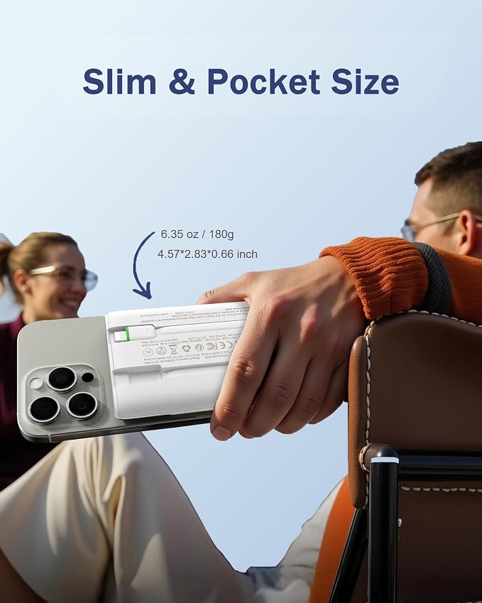 VEGER Portable Charger, Ultra Slim 22.5W Fast Charging - Image 2