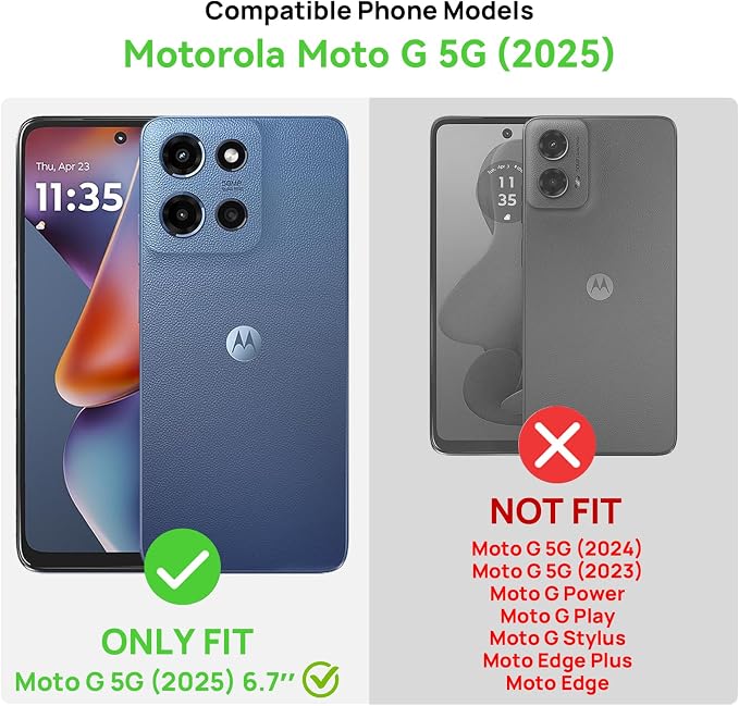 Lanhiem for Moto G 5G 2025 Case, IP68 Waterproof Dustproof Shockproof Case - Image 2