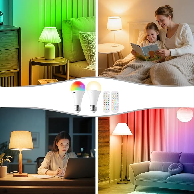 2Pack E26 Rechargeable Light Bulbs - Image 8