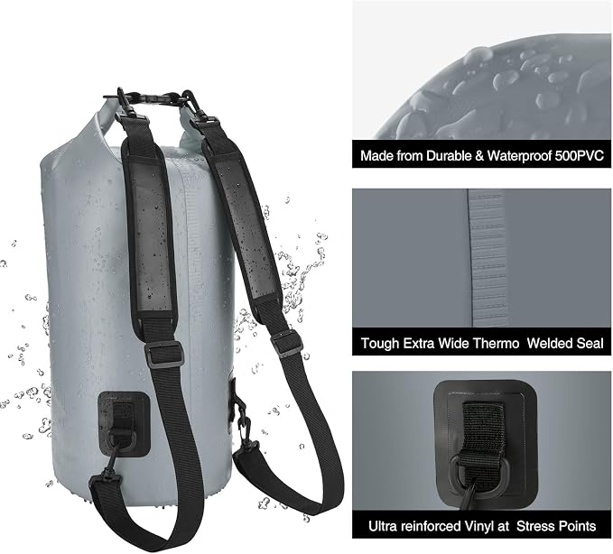 Piscifun Dry Bag, Waterproof Floating Backpack 10L/20L/30L/40L - Image 5