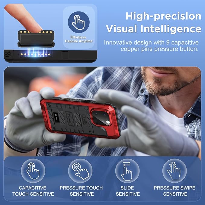 Mitywah Waterproof Case for iPhone 16 Pro, Shockproof Heavy Duty Case - Image 6