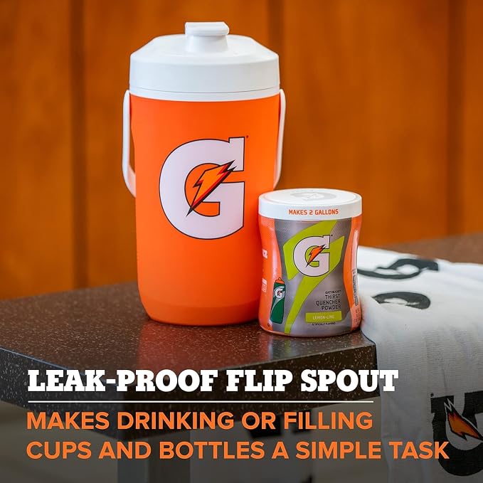 Gatorade Half Gallon Cooler Jug, Sports Hydration Jug, Double Wall Insulation​ - Image 2