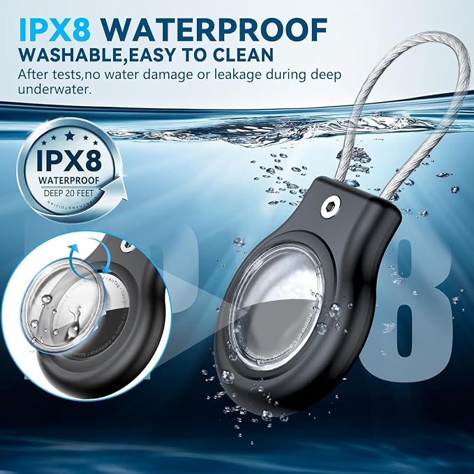 Waterproof Airtag Holder, 4 Pack Airtag Case - Image 2