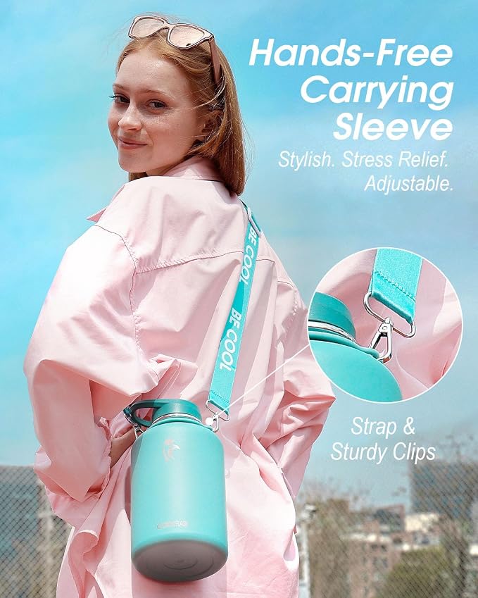 Coolflask Insulated Water Bottle 64 oz - Image 6