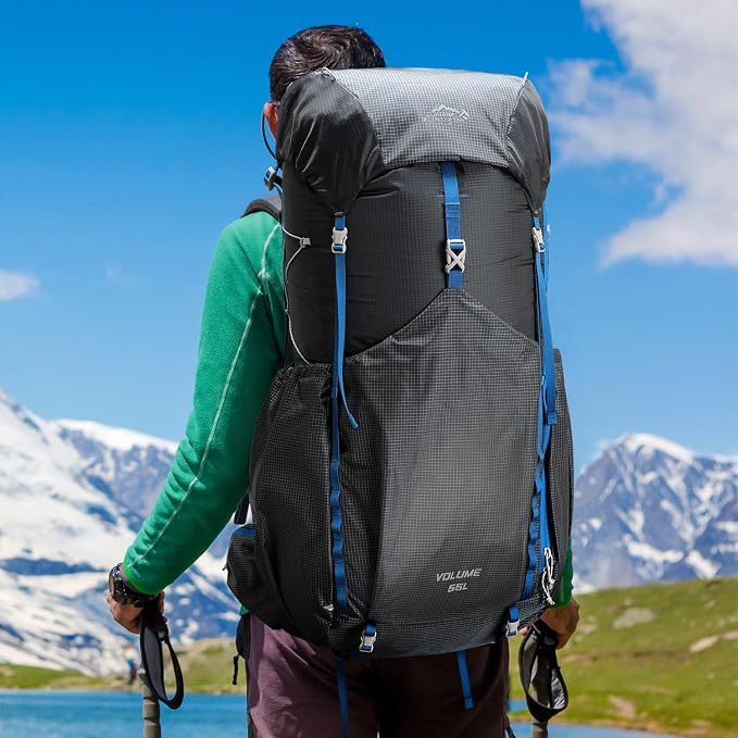 IX INOXTO 55L Internal Frame Waterproof Hiking Camping Backpack - Image 9