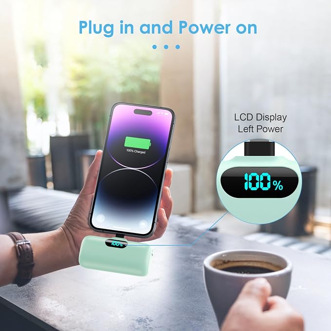 Small Portable Charger for iPhone 17/16/15 Series, 5000mAh 3A PD USB C Power - Image 5