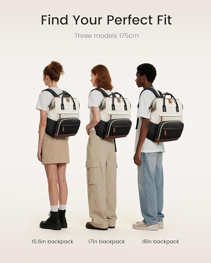 LOVEVOOK Laptop Backpack for Women, 15.6 Inch Work Business Backpacks Purse - Image 5