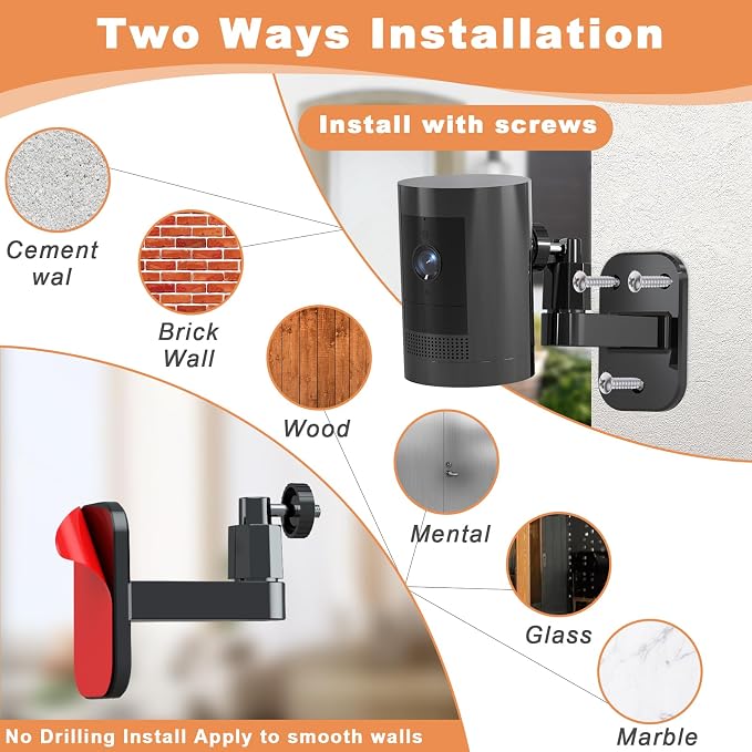 2Pack Camera Wall Mount, Compatible - Image 3