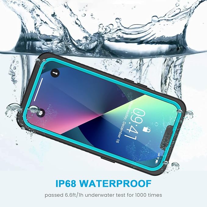 Lanhiem for iPhone 13 Case, IP68 Waterproof Dustproof Shockproof Cases - Image 2