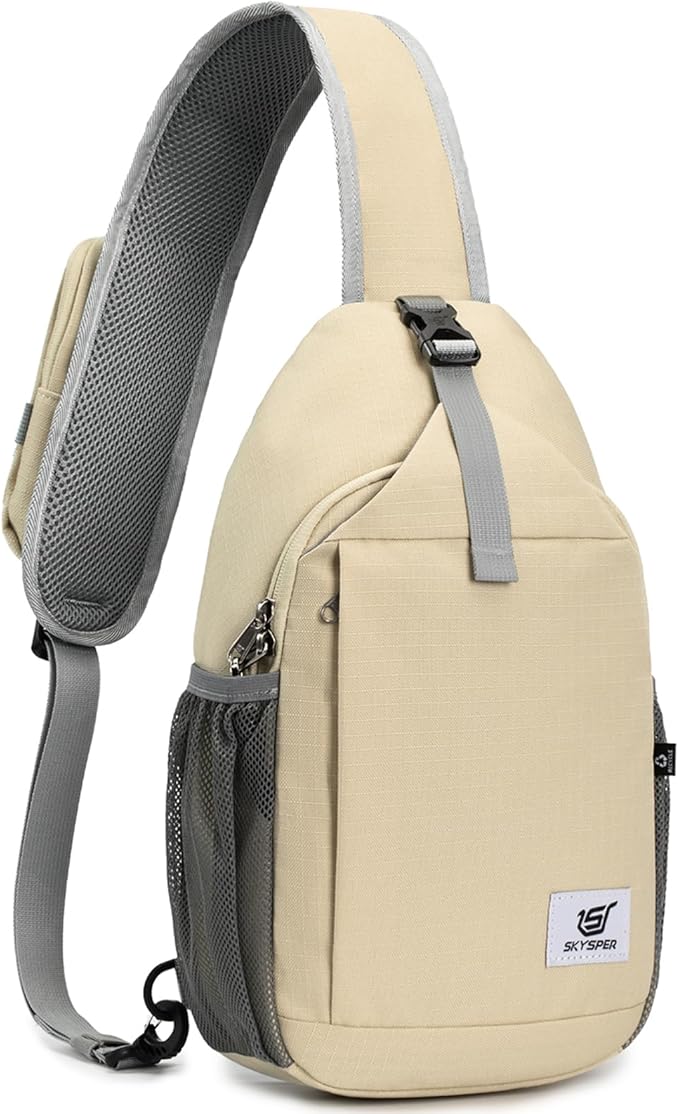 SKYSPER Sling Bag RFID Cross Body Bag Recycled Crossbody Backpack Travel Daypack by SKYSPER