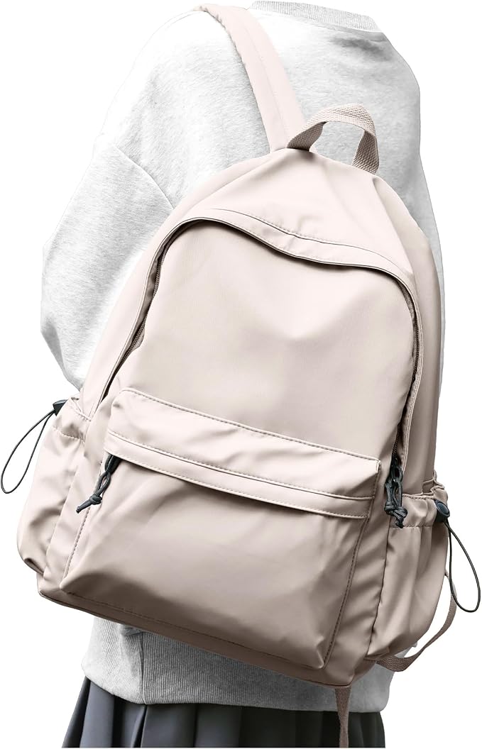BJLFS Large White Backpack for Women Men, Gym Backpack for Women Foldable - Image 7