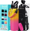 40 oz Water Bottle with Straw by VICKNIY