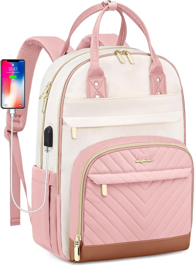 Laptop Backpack for Women Work Bag by BAGSWAN