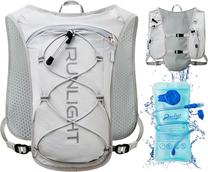 Runlight Running Vest for Women Men Lightweight Hydration Backpack Pack by OutdoorSports