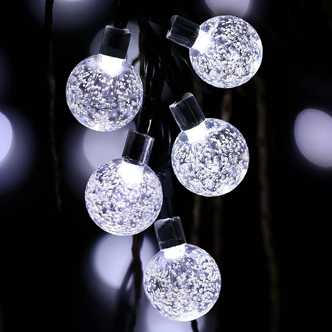 Toodour Solar String Lights Outdoor, 36ft 60 LED Globe String Light - Image 5