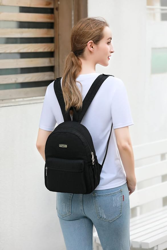 AOTIAN Mini Lightweight 11.8 Inch Backpack Durable Travel Hiking Women and - Image 2