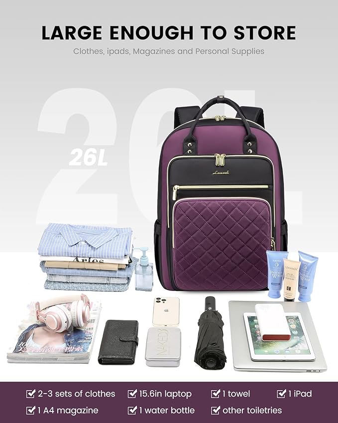 LOVEVOOK Laptop Backpack for Women - Image 4