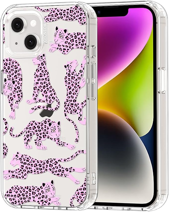 MOSNOVO for iPhone 13/14 Case | Military Grade 6.6ft Drop Tested | Clear by Mosnovo