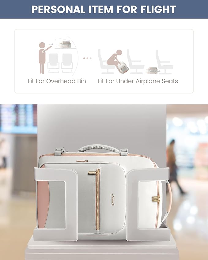 LOVEVOOK Travel Backpack for Women & Men 50L, Airline Approved Carry On - Image 4