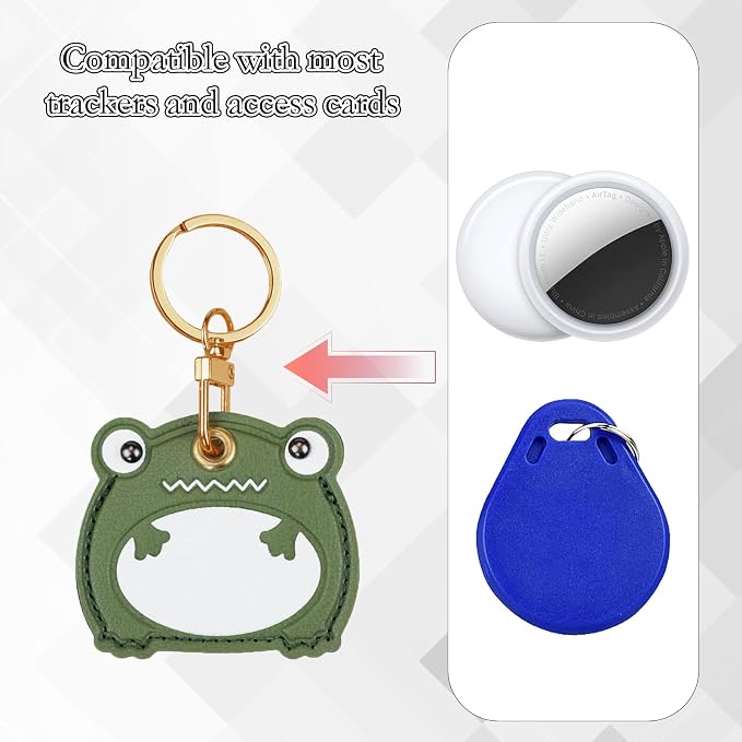 Leather Keychain Case Holder Compatible - Image 4