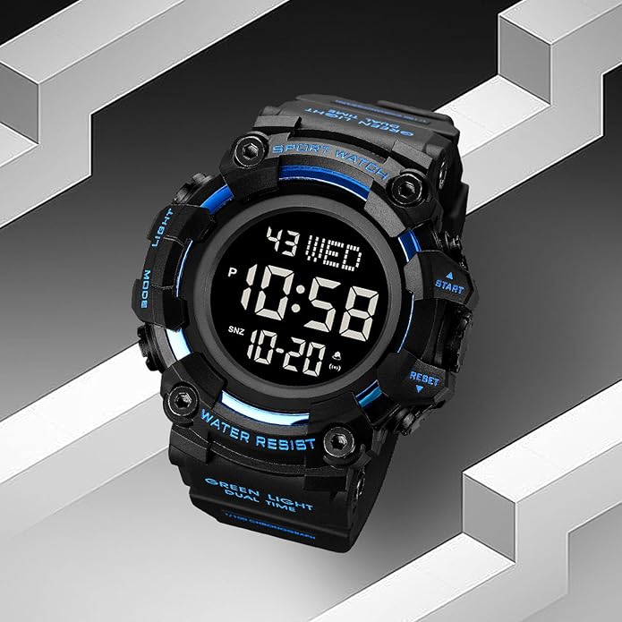 FANMIS Mens Military Multifunction Digital LED Watch Electronic Waterproof - Image 4
