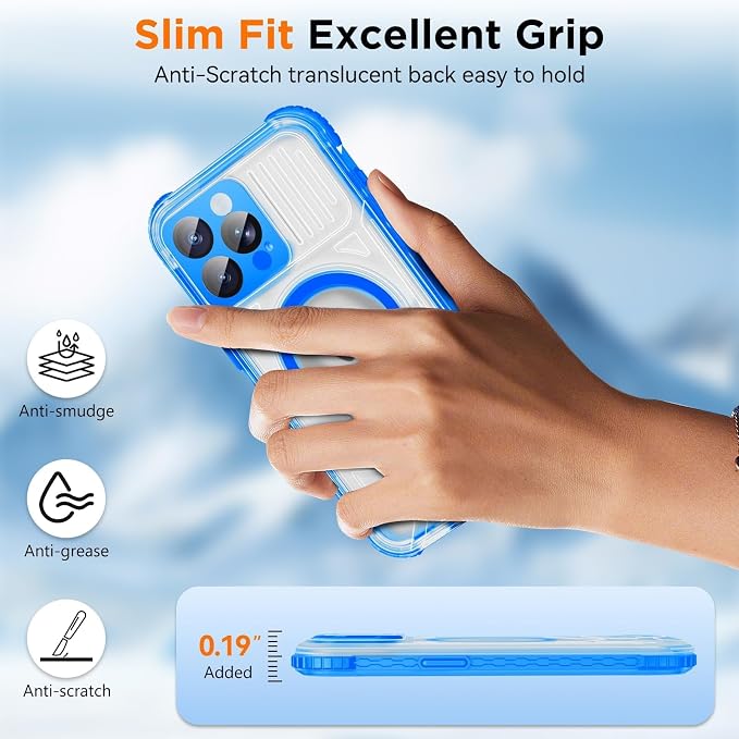 WIFORT for iPhone 15 Pro Max Waterproof Case, 360 Full Body Sealed Protection - Image 5