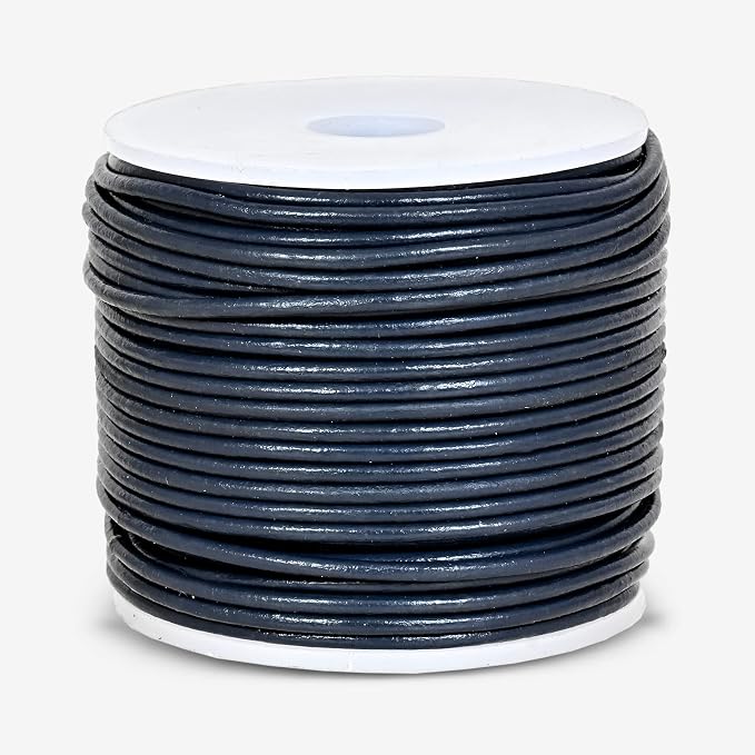 GENIQUE Real/Genuine Round Leather String Cord - Image 2