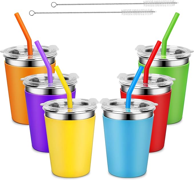 Yummy Sam 12oz Kids Stainless Steel Cups by YummySam