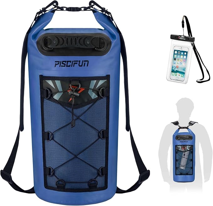 Piscifun Dry Bag, Waterproof Floating Backpack 10L/20L/30L/40L by Piscifun