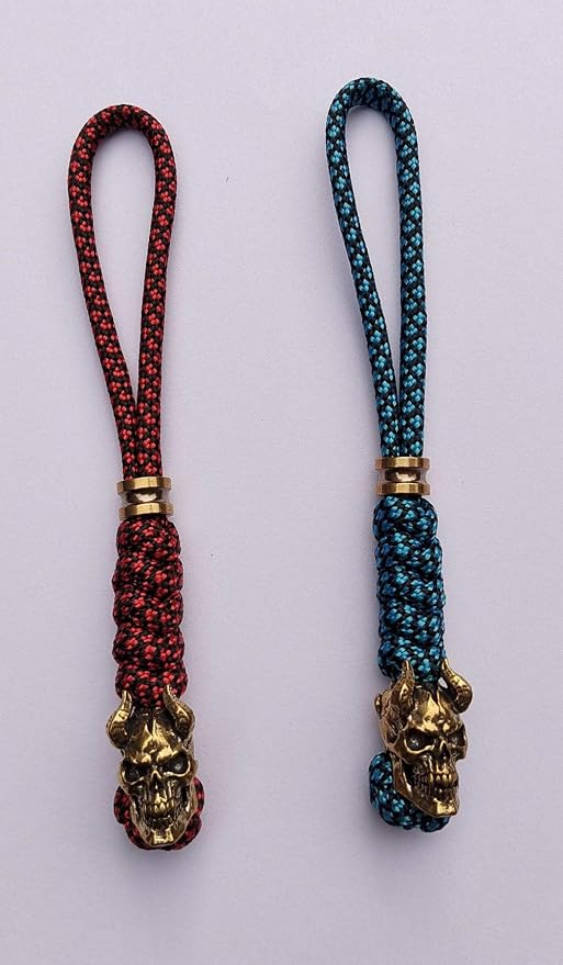 Knife Lanyards with Brass Beads, Paracord Lanyard, Tactical Lanyard - Image 2