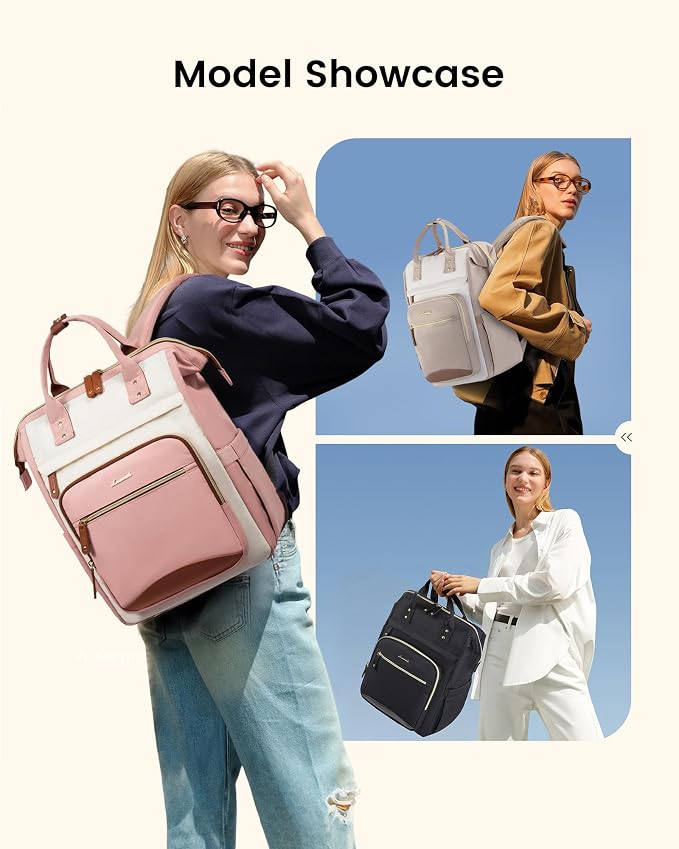 LOVEVOOK Laptop Backpack for Women Work Bag - Image 2
