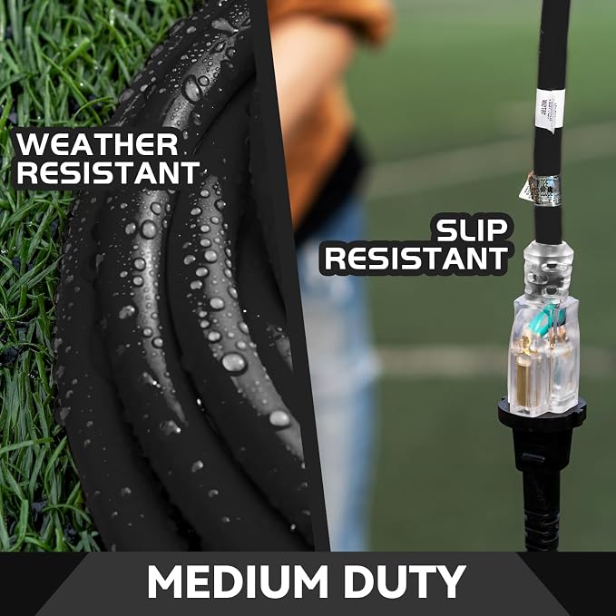 Indoor Outdoor Extension Cord Weatherproof - Image 4