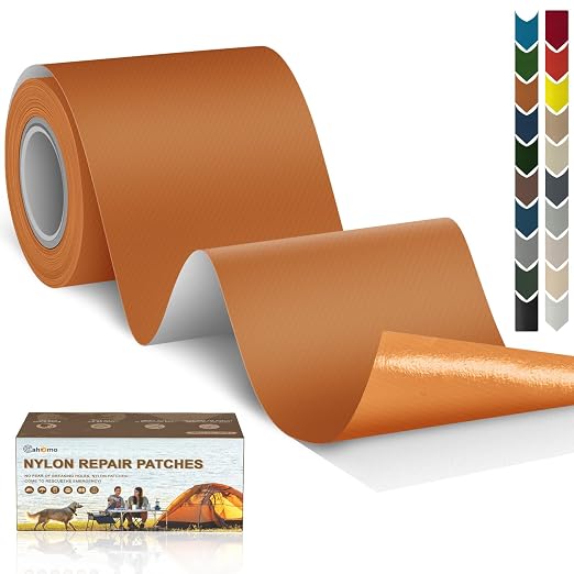 Cahomo 3x79 Inch Nylon Repair Patch Nylon Repair Tape Self Adhesive Fabric by Cahomo